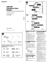 Sony CDX-F5700 Guía de instalación
