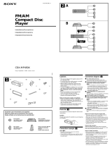 Sony CDX-MP450X Guía de instalación
