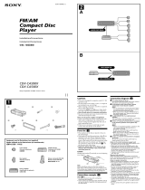 Sony CDX-CA590X Guía de instalación