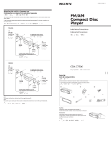 Sony CDX-C7500 Guía de instalación