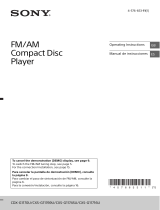 Sony CDX-G3150UV Manual de usuario