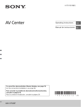 Sony XAV-V750BT Instrucciones de operación