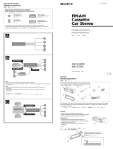 Sony XR-CA320X Guía de instalación