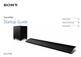Sony HT-CT770 Guía de inicio rápido