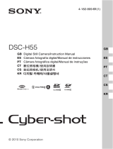 Sony DSC-H55 Instrucciones de operación