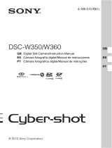 Sony DSC-W350 Instrucciones de operación