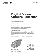 Sony DCR-TRV7 Manual de usuario