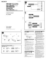 Sony XR-CA420X Manual de usuario