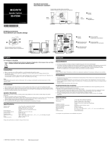 Sony SS-F55H Instrucciones de operación