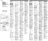 Sony ICF-CD823L Manual de usuario