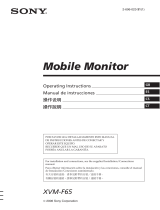 Sony XVM-F65 Instrucciones de operación