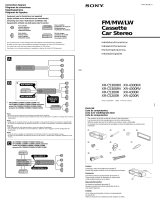 Sony XR-4300R Manual de usuario