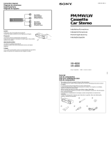 Sony XR-4890 Guía de instalación