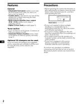 Sony XR-C110 Instrucciones de operación