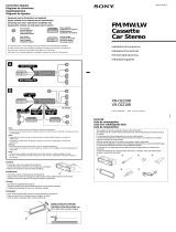 Sony XR-C6210R Guía de instalación