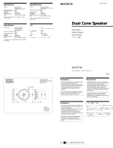 Sony XS-F1710 Instrucciones de operación