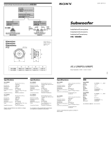 Sony XS-L1090P5 Manual de usuario