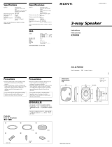 Sony XS-GT6930 Instrucciones de operación