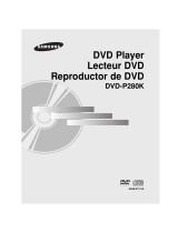 Samsung DVD-P280K Manual de usuario