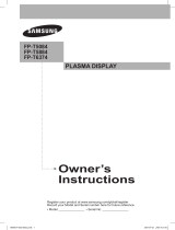 Samsung FP-T5884 Manual de usuario