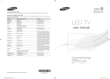 Samsung UN46F8000AK Guía de inicio rápido