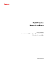 Canon PIXMA MG3540 Manual de usuario