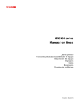 Canon MG2920 Manual de usuario