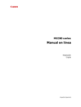 Canon PIXMA MX395 Manual de usuario