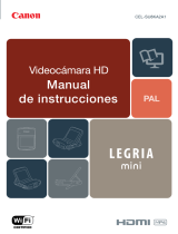Canon Legria mini Manual de usuario