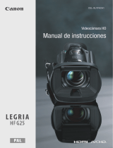 Canon LEGRIA HF G25 Manual de usuario