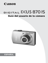 Canon Digital IXUS 870 IS Guía del usuario