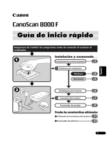 Canon CanoScan 8000F Guía de inicio rápido