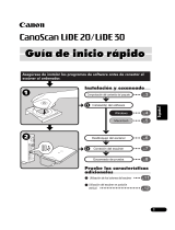Canon CanoScan LiDE 30 Guía de inicio rápido