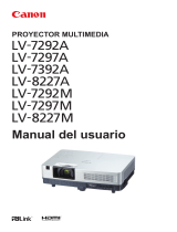 Canon LV-8227M Manual de usuario