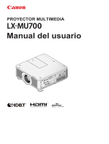 Canon LX-MU700 Manual de usuario
