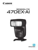 Canon Speedlite 470EX-AI Manual de usuario