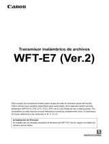 Canon Wireless File Transmitter WFT-E7 B Manual de usuario