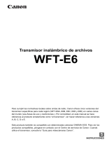 Canon Wireless File Transmitter WFT-E6 B Manual de usuario