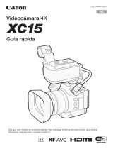 Canon XC15 Guía de inicio rápido