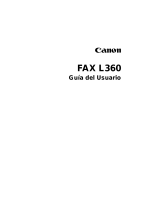 Canon FAX-L360 Guía del usuario