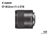 Canon EF-M 32mm f/1.4 STM Manual de usuario