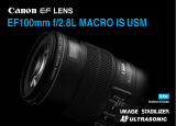 Canon EF 100mm f/2.8L Macro IS USM Manual de usuario