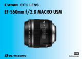 Canon EF-S 60mm f/2.8 Macro USM Manual de usuario