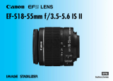 Canon EF-S 18-55mm f/3.5-5.6 IS II Manual de usuario