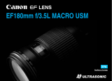 Canon EF 180mm f/3.5L Macro USM Manual de usuario