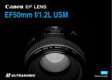Canon EF 50mm f/1.2L USM Manual de usuario