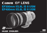 Canon Ultrasonic EF400mm f/2.8L IS II USM Manual de usuario