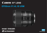 Canon EF 85mm f/1.4L IS USM Manual de usuario