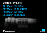 Canon EF 135mm f/2L USM Manual de usuario
