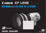 Canon EF 400mm f/4 DO IS II USM Manual de usuario